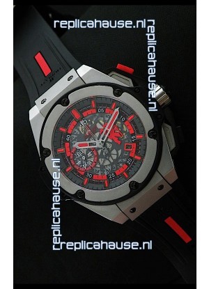 Hublot Big Bang King Power Red Devil Swiss Watch Steel Case