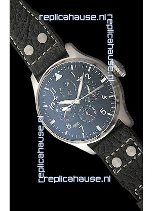 IWC Schaffhausen Japanese Replica Watch in Black Dial
