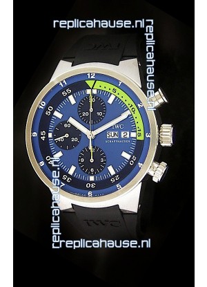 IWC Aquatimer Chrono Automatic Swiss Watch in Blue Dial
