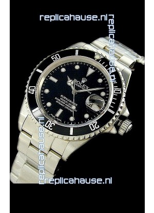 Rolex Submariner Oyster Perpetual Japanese Replica Watch in Black