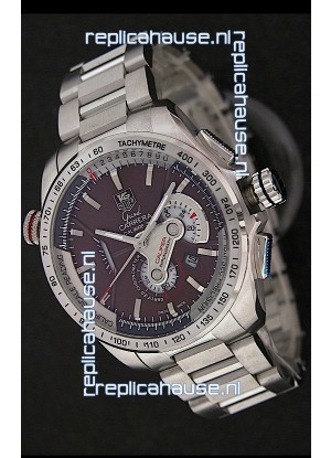 Tag Heuer Grand Carrera Calibre 36  Swiss Chronograph Watch in Brown Dial