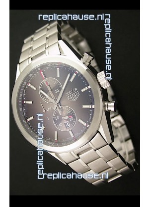 Tag Heuer Carrera Quartz Japanese Replica Watch in Brown Dial
