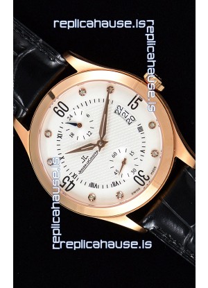 Jaeger LeCoultre Master Control Rose Gold Swiss Replica Watch 