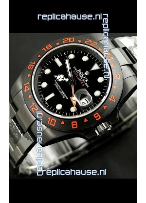 Rolex Explorer II Swiss Replica Automatic Black PVD Watch 