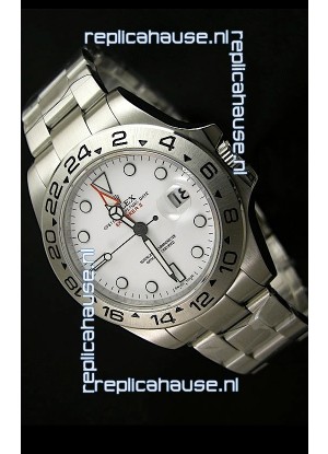Rolex Explorer II Japanese Replica Automatic Black Steel Watch 43MM