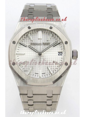 Royal Oak 15510 Steel Dial FREE SPRUNG MVMNT Super Clone Watch 