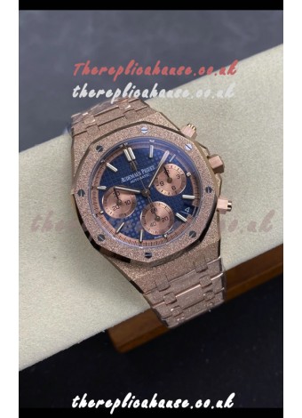 Royal Oak Chrono 26240 Frosted Rose Gold Super Clone Watch
