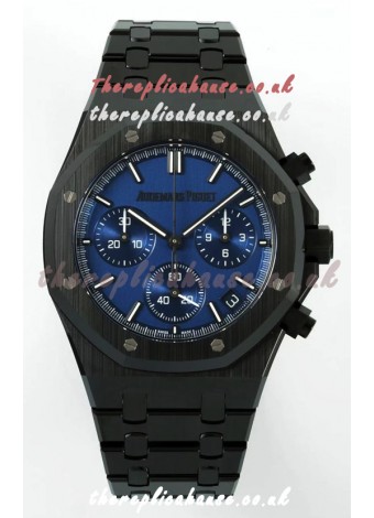 Royal Oak Chrono 26240 Black Ceramic Blue Dial Super Clone Watch 