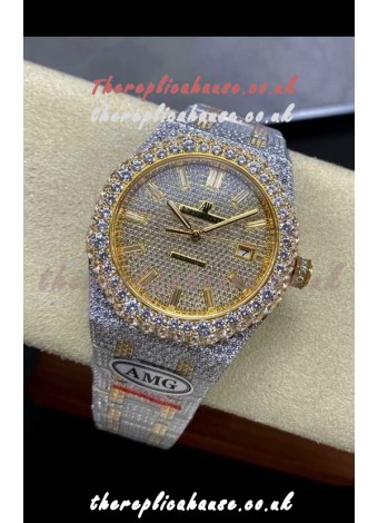 Royal Oak 15400 Iced Out Super Clone Edition 3 Super Clone Watch 