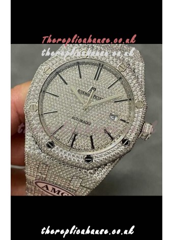 Royal Oak 15400 Iced Out Super Clone Edition 6 Super Clone Watch 