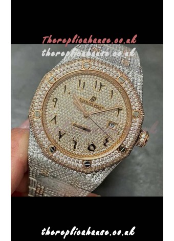 Royal Oak 15400 Iced Out Super Clone Edition 7 Super Clone Watch 