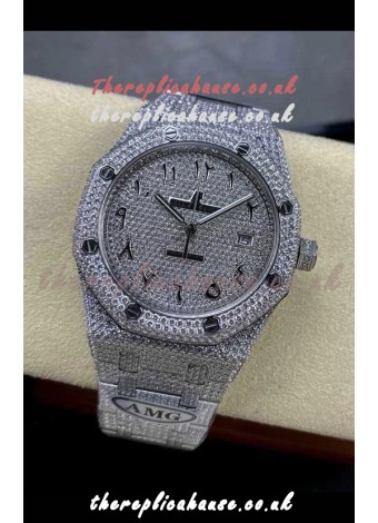 Royal Oak 15400 Iced Out Super Clone Edition 11 Super Clone Watch 