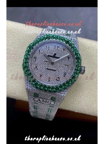 Royal Oak 15400 Iced Out Super Clone Edition 12 Super Clone Watch 