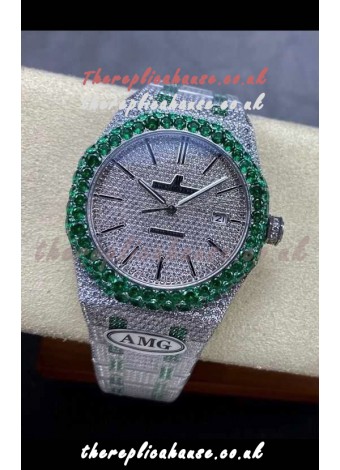 Royal Oak 15400 Iced Out Super Clone Edition 14 Super Clone Watch 