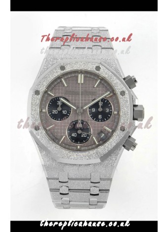 Royal Oak Chronograph 26240BC Frosted Grey Dial Super Clone Watch