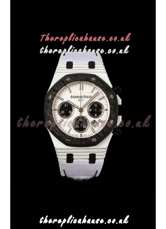 Royal Oak Black & White Voidline DiW 26240 Carbon NTPT Casing Super Clone Watch 