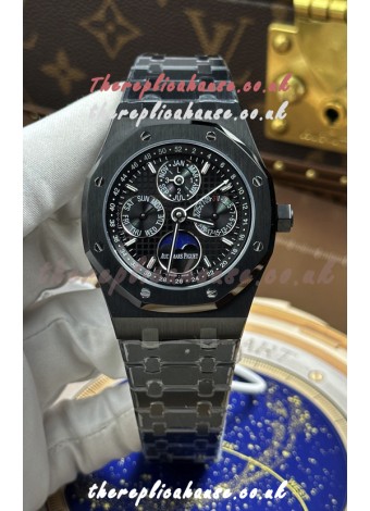 Royal Oak 26579CE Perpetual Calendar Black Ceramic Super Clone Watch 