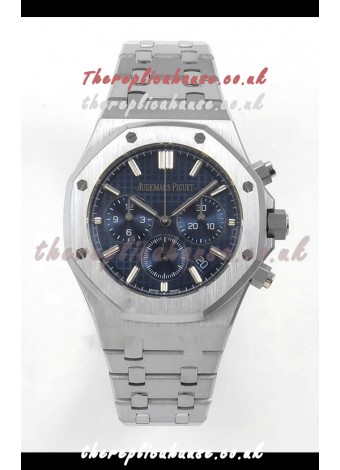 Royal Oak Chrono 26240 Blue Dial Steel Caing Super Clone Watch 