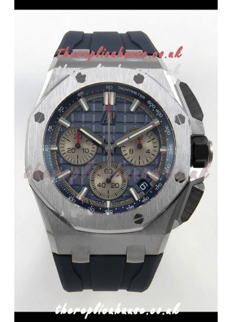 Royal Oak Offshore Chronograph 26420 Titanium Blue Dial Super Clone Watch 