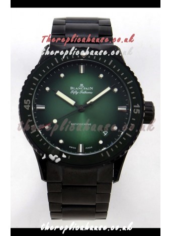 Blancpain Fifty Fathoms Ceramic Case Green Dial Super Clone Watch 