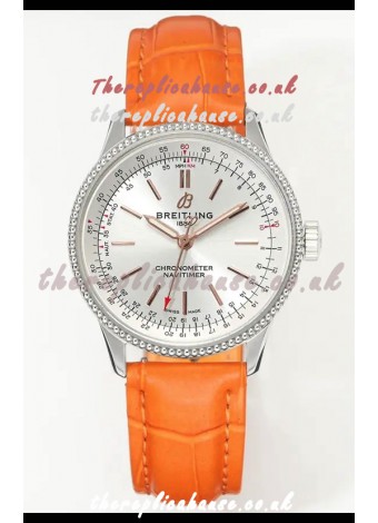 Navitimer Automatic 36 Steel Dial Steel Casing Super Clone Watch 