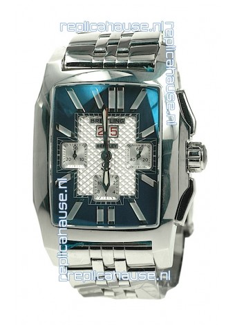 Breitling For Bentley Swiss Flying B Chronograph Steel Watch in Blue Dial