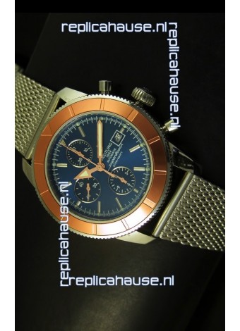 Breitling Super Ocean Blue Dial Chronograph Swiss Watch 