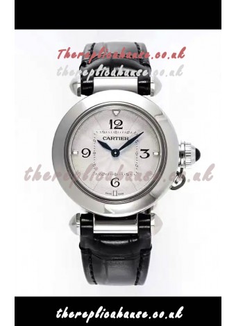 Pasha De Cartier Steel Casing Watch 30MM Super Clone Watch 