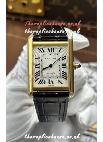 Cartier Tank Louis Automatic 27mm in Yellow Gold Super Clone Watch 