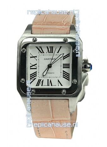 Cartier Santos 100 Mid Sized Swiss Replica Watch