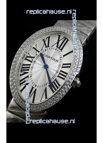 Cartier Ballon de Swiss Replica Watch in White Dial