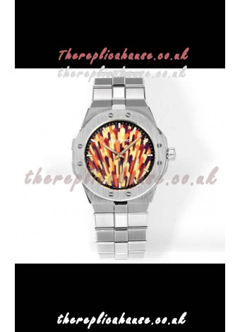 Chopard Alpine Eagle Stainless Steel Fiery Dial Super Clone Replica Watch