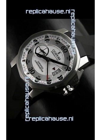 Corum Admiral's Cup Japanese Replica Watch in White Dial