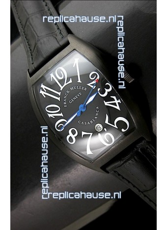 Franck Muller Casa Blanca Japanese Replica Watch in Black Dial