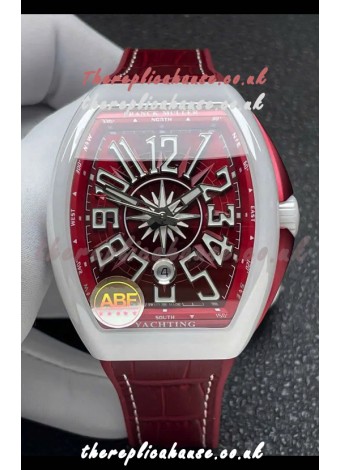 Franck Muller Vanguard Yachting White Ceramic Super Clone Watch 