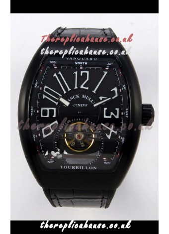 Franck Muller V45 Tourbillon Black DLC Super Clone Watch 