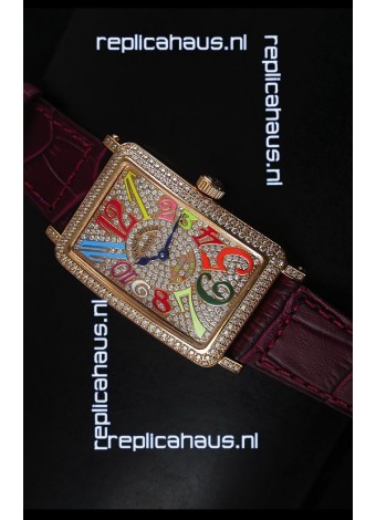 Franck Muller Master of Complications Long Island Ladies Watch in Pink Gold