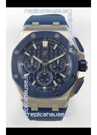 Audemars Piguet Super Clone Royal Oak Offshore Steel Casing Blue Dial Watch 