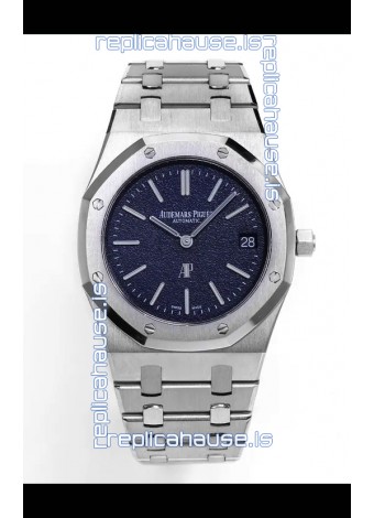 Audemars Piguet Super Clone Royal Oak 16202BC Extra Thin Super Clone Watch Blue Dial