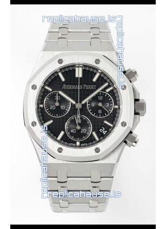 Audemars Piguet Super Clone Royal Oak Chronograph 26240 - 904L Steel in Black Dial 41MM