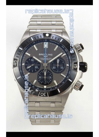 Breitling Chronomat Super Clone B01 42 Edition Swiss 904L Steel Watch Grey Dial 