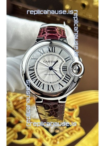 Ballon De Cartier Swiss Automatic 1:1 Mirror Quality 33MM in White Dial 