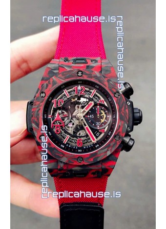 Hublot Big Bang Unico Red Carbon Las Vegas Boutique Edition Swiss Replica Watch
