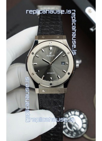 Hublot Super Clone Classic Fusion Titanium Grey Dial 42MM Watch
