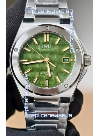 IWC Super Clone Ingenieur IW3289 Green Dial Swiss Replica Watch 