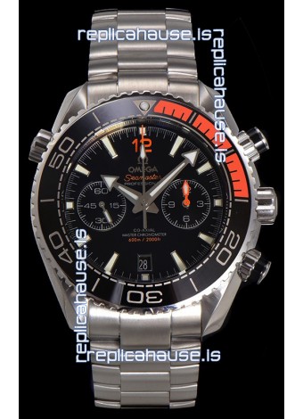 Omega Super Clone Planet Ocean 600M Chronograph 904L Steel Replica Watch 
