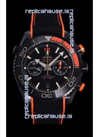 Omega Super Clone Planet Ocean 600M Chronograph Black Ceramic Replica Watch