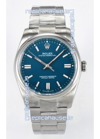 Rolex Oyster Perpetual Super Clone REF#126000 36MM Blue Dial Swiss Replica