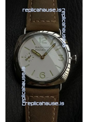 Panerai Super Clone Radiomir PAM1384 Swiss Replica Watch - 45MM White Dial 