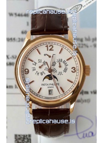 Patek Philippe Complications 4946R Swiss Replica Watch in White Dial 